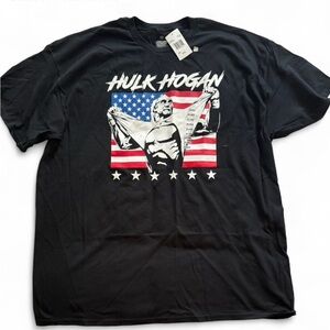 Ripple Junction Black Short Sleeve Tee Hulk Hogan
